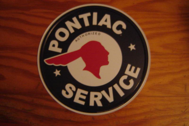 Vintage style pontiac service metal sign gto firebird trans am muscle car parts 