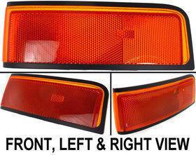 5975689 gm2550167 amber lens new park light left hand lh driver side coupe