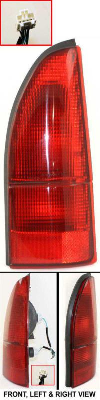 Red lens new tail lamp with bulbs right hand rh passenger side car b65500b200