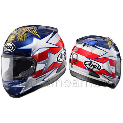 _ helmet arai rx-7 gp replica colin edwards indianapolis tg xs