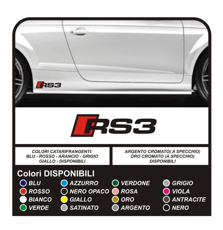 Sticker side s-line a3 s3 rs3 rs s 3 quattro s-line stickers tuning decals 