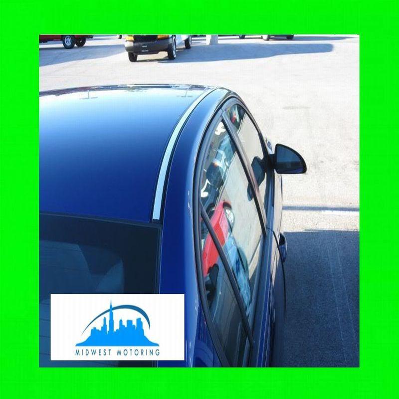 2000-2007 chevy chevrolet malibu chrome roof trim molding 2pc w/5yr warranty