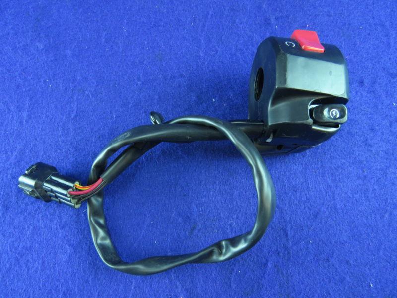 11 kawasaki ninja 650 right controls slight rash 650r 650c r c 09 10 #103 start