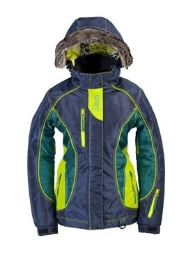 Divas snowgear divine 2 womens snow jacket blue/green