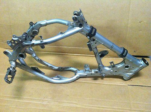 06 honda cr85 cr85r cr 80 oem complete frame chassis with hardware & footpegs
