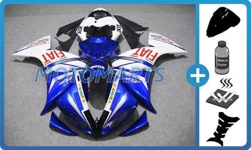 5 in 1 bundle pack for yamaha yzf 1000 r1 09 body kit fairing & windscreen aa