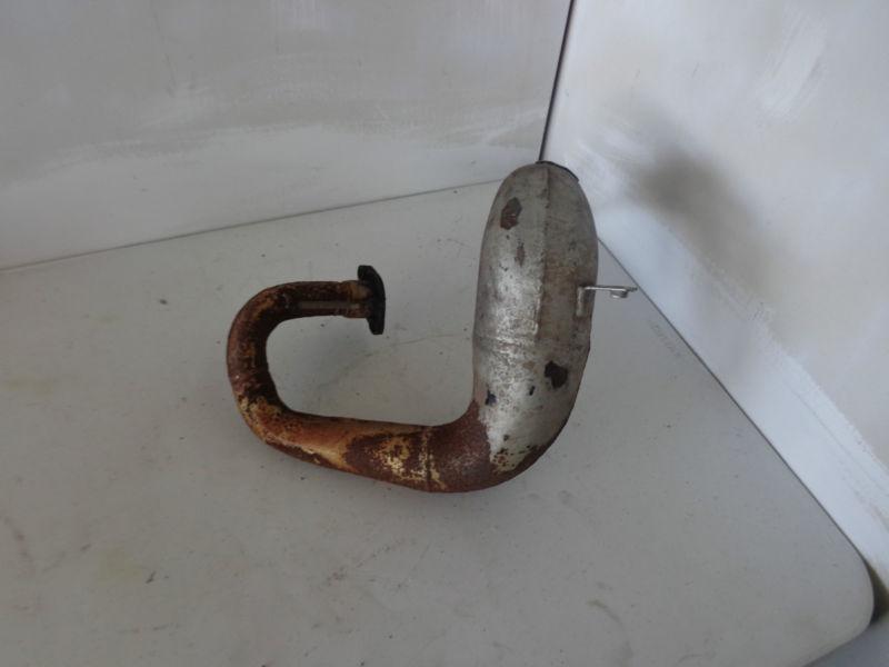 2001 yamaha blaster exhaust head pipe and silencer stock oem yfs200 muffler