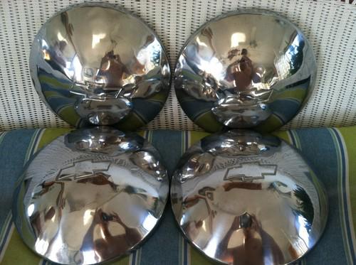 Vintage chevy hubcaps