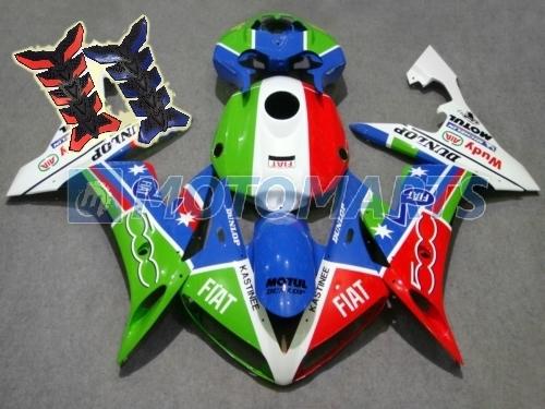 Free tank pad x2! injection fairing kit for yamaha yzf 1000 r1 2004 2005 2006 ap