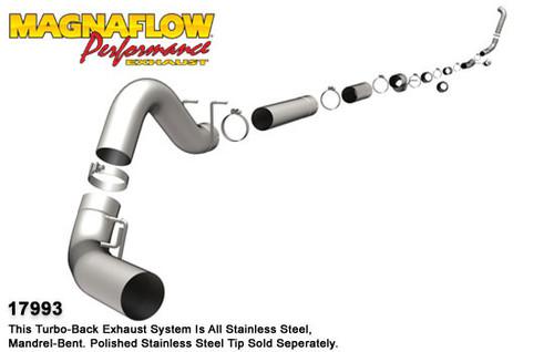 Magnaflow 17993 ford diesel 6.0l diesel, 5in. custom builder pipe kit exhaust