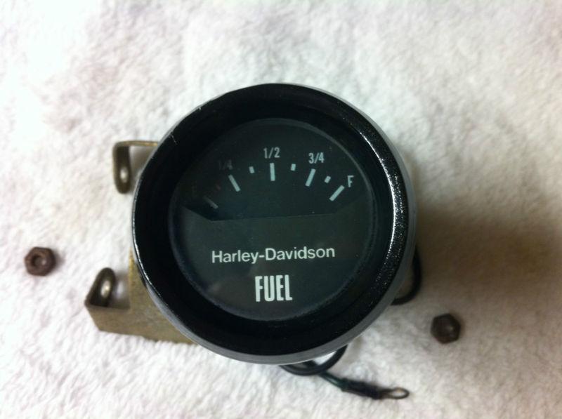 Harley fxr gas fuel gauge dash mount 