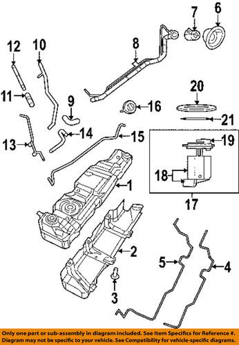 Jeep oem 52126046ag fuel system-housing