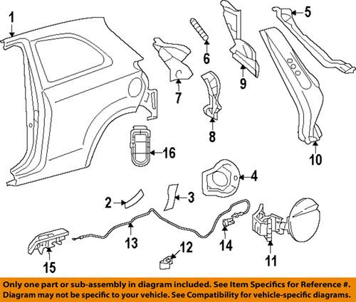 Toyota oem 5874252350 quarter panel-quarter panel protector