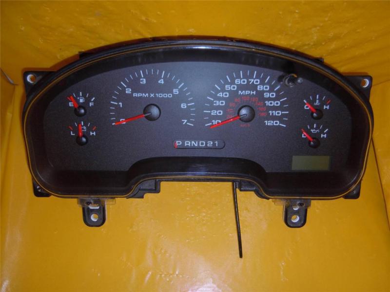 06 ford f150 pickup speedometer instrument cluster dash panel gauges 127,005