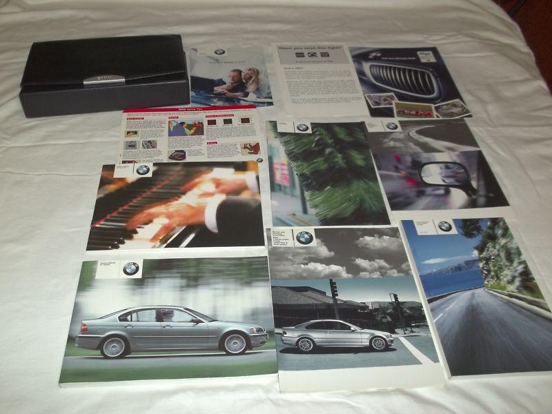 2004 bmw 3-series 320i,325i,325xi,330i,330xi owner manual 11/pc.set & bmw case