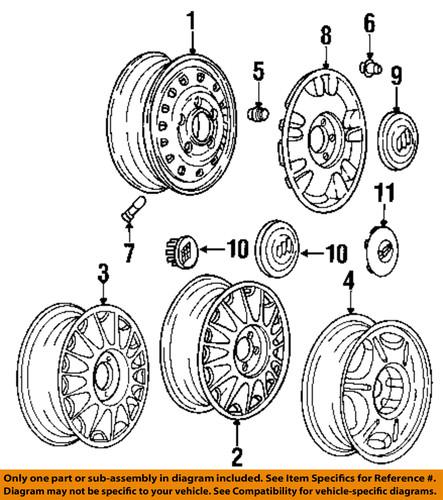 Buick gm oem 9596062 wheels-center cap