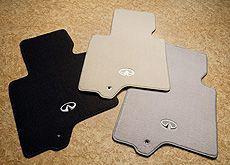 Infiniti factory accessory g37 coupe 2008-2013 carpeted floor mat set beige tan