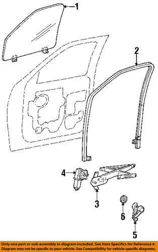 Ford oem xl1z-7823209-aa window regulator