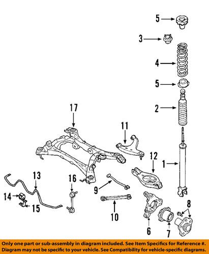 Nissan oem 54668eg02a sway bar link/suspension stabilizer bar link