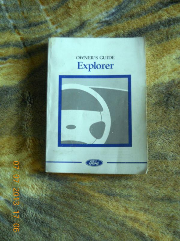 97 explorer owners manual guide literature 1 day handling