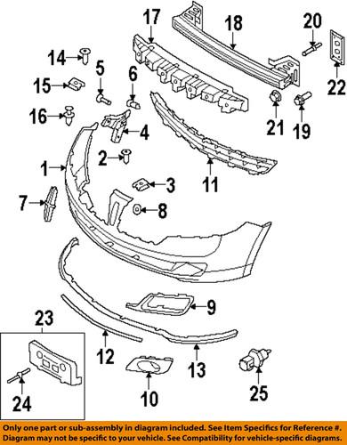 Lincoln oem ah6z17626aa valance