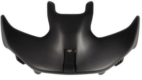 Arai matte black rear vent cover duct vector - chaser helmets genuine arai part