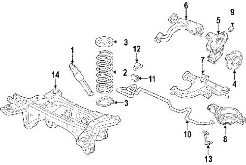 Nissan 551a1zq00a genuine oem factory original lower control arm