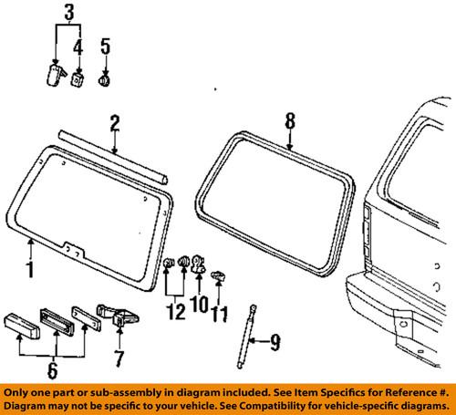 Ford oem d7fz6440610a lift gate-hinge spacer