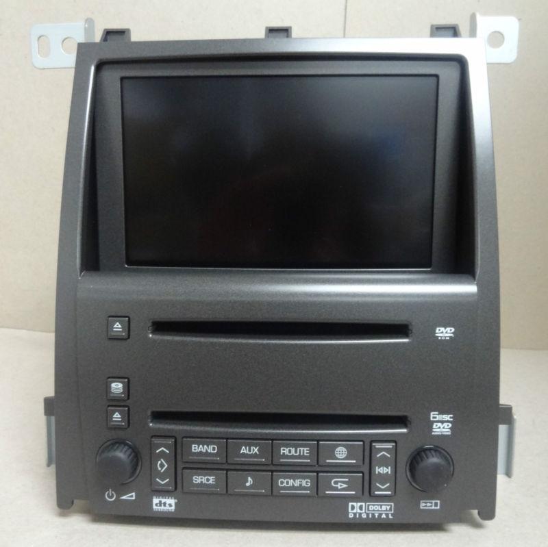 Oem gm in dash navigation cadillac sts radio 6 disc entertainment radio cd new