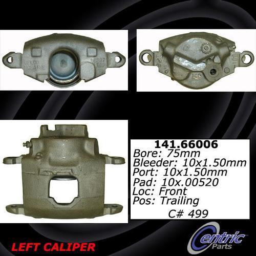 Centric 142.66006 front brake caliper-posi-quiet loaded caliper-preferred