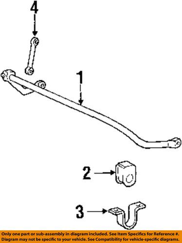 Ford oem f81z5486da stabilizer bar-stabilizer bar bracket