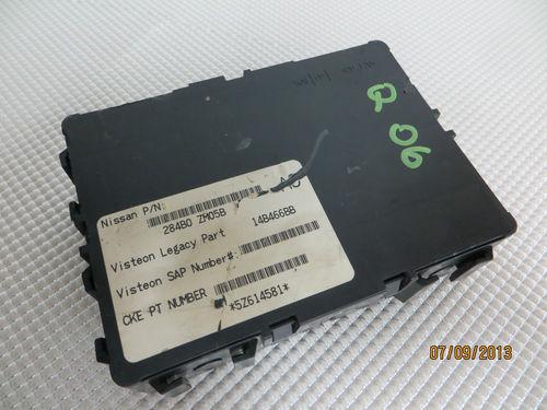 06 nissan quest body control module computer bcm bcu, oem 284b0 zm05b