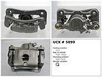 Undercar express 10-25099 rear right rebuilt caliper with pad