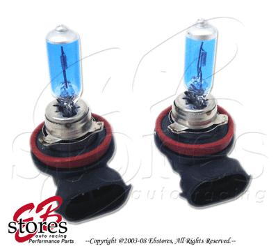 H11 12v 55w xenon gas hid foglight light bulb 1 pair 2pcs 5000k super white