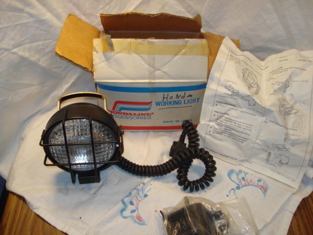 1984 honda working light w/box and instructions  trx 200