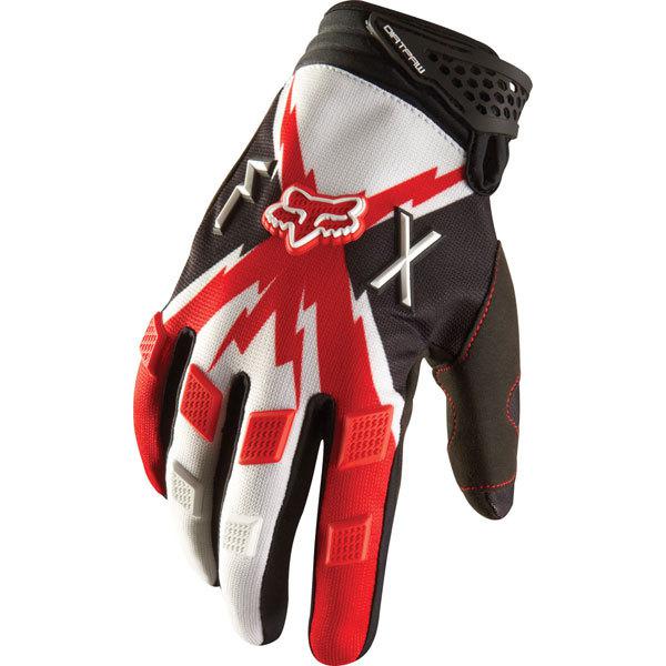 Red l fox racing dirtpaw giant youth gloves 2013 model