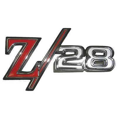 Goodmark 4020-130-692 emblem chrome fender z28 logo chevy camaro ea