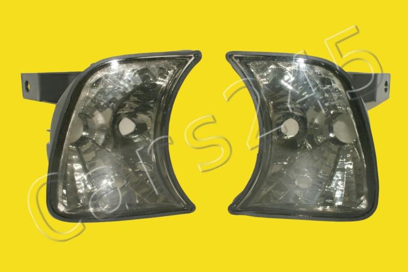 Bmw e34 sedan wagon 1989-1995 smoked corner lights turn signals pair