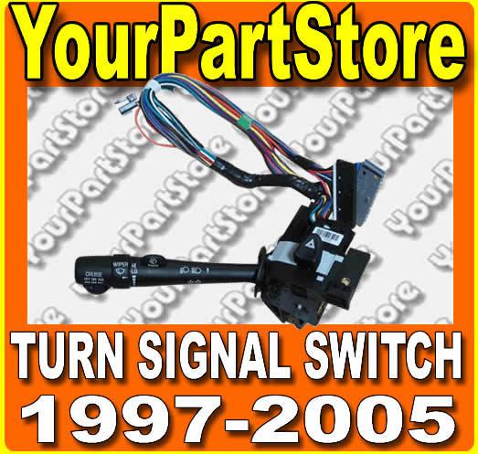 Century regal multifunction turn signal cruise control wiper arm lever switch