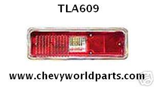 1972 nova taillight assembly 72