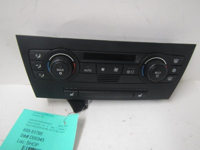 06 bmw 325i temperature control sdn and sw auto ac cont 121208