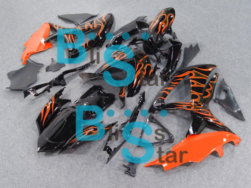 Injection fairing bodywork plastic kit set fit gsx-r600 gsx-r750 2008-2010 14 w2