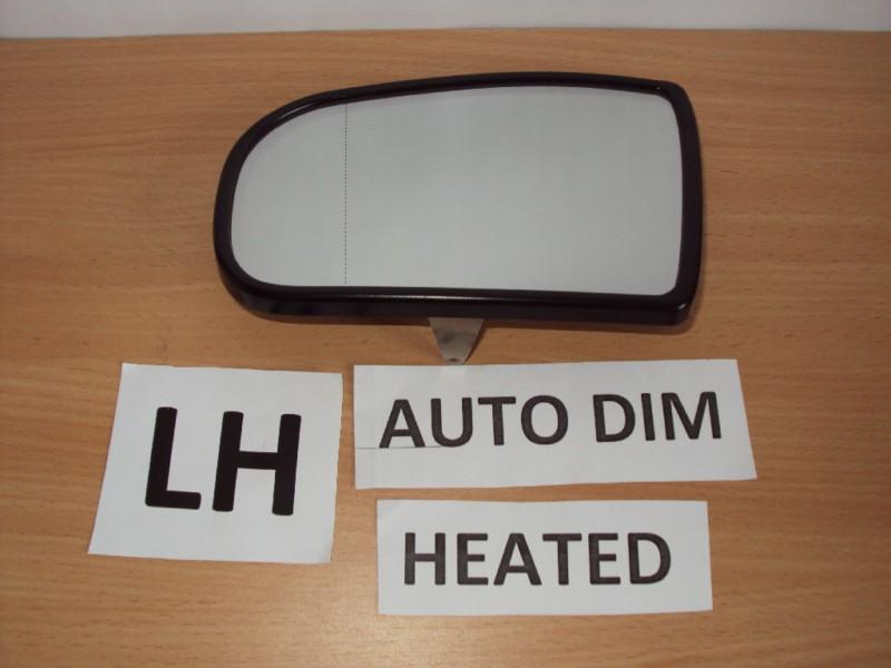 Oem 99-02 mercedes e class w210 auto dim mirror glass lh/driver/left side 55 amg