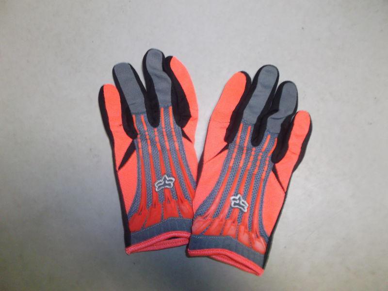 Fox racing mx performance motocross flexair glove graphite red 03086 in stock