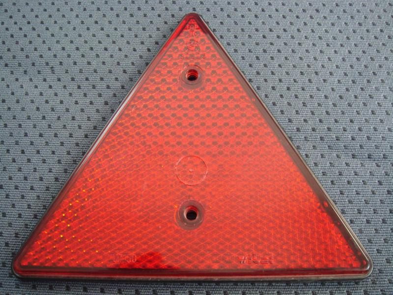 Brand new red triangle  reflector   for  camper trailer car universal  *201