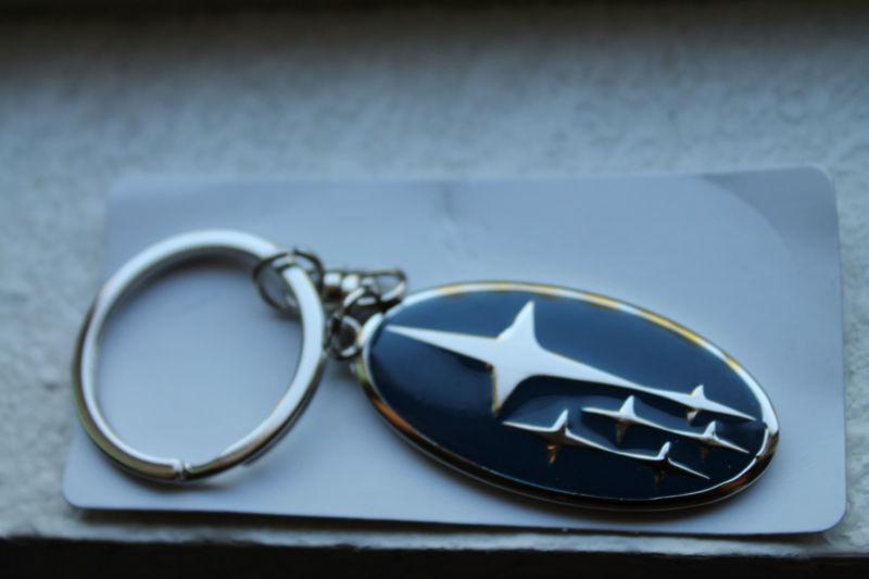  subaru logo key chain sti legacy forester outback brz