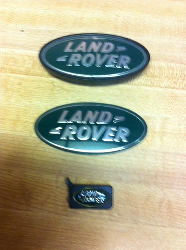 1997 land rover three piece emblem set easy to install orig emblems!