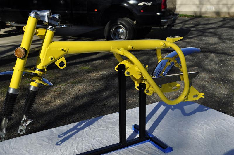 Pair honda z50,ct70,sl70,  frame & motor stands.powder coated.