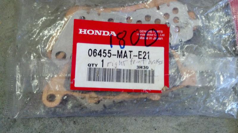 Front brake pads honda oem factory vtx 1800 new nice