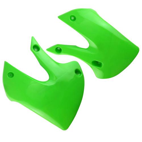 Green plastic tank shrouds body plate fender f/ kawasaki klx110 dirt bike pit